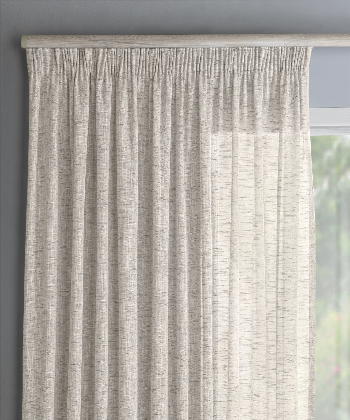 Boutique Taped Curtain: Unlined Sheer
