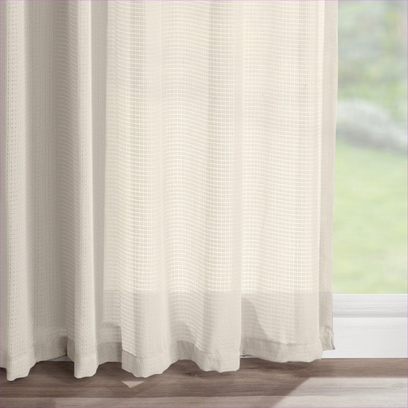 Victoria Taped Curtain: Unlined Sheer