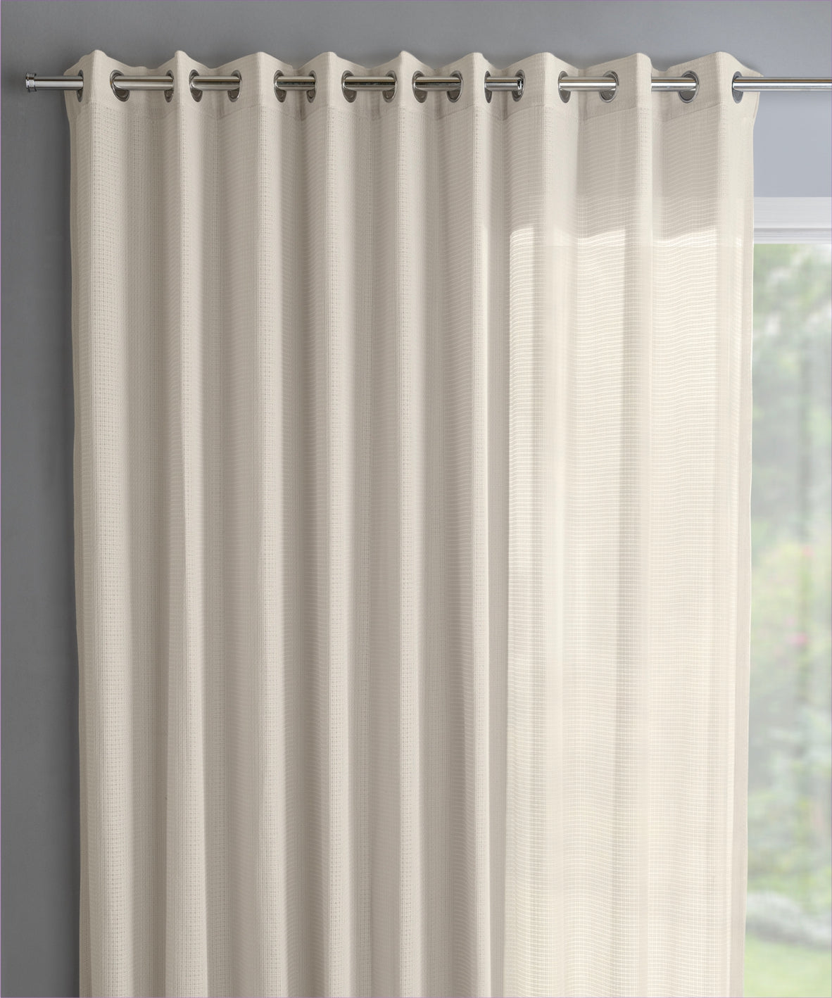 Victoria Eyelet Curtain: Unlined Sheer