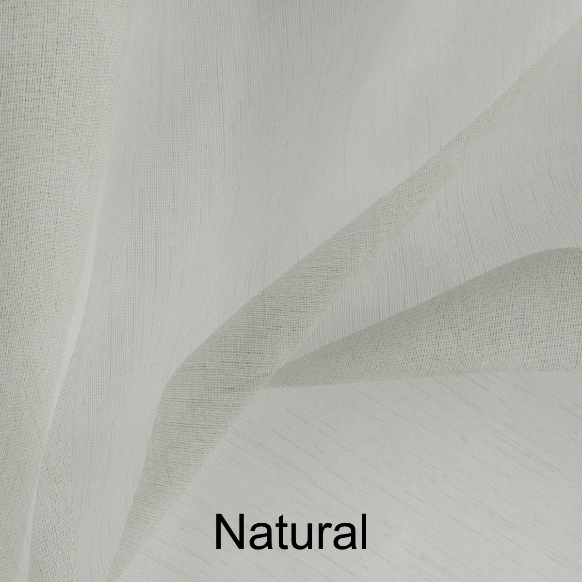 Tranquil Taped Curtain: Unlined Sheer