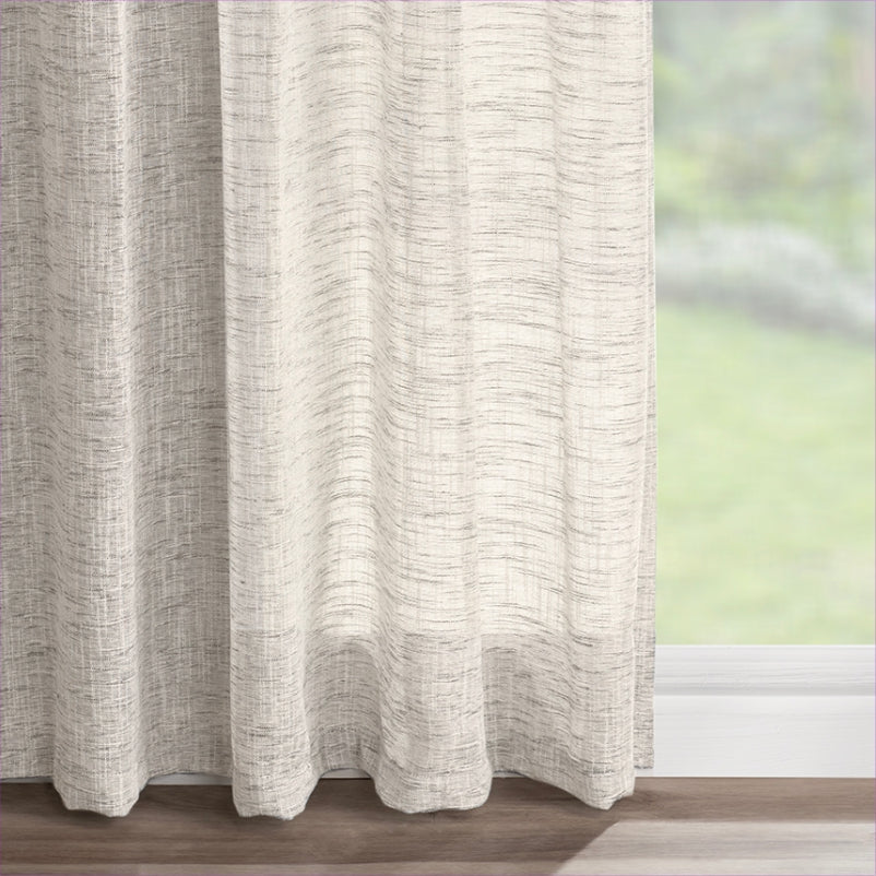 Boutique Taped Curtain: Unlined Sheer