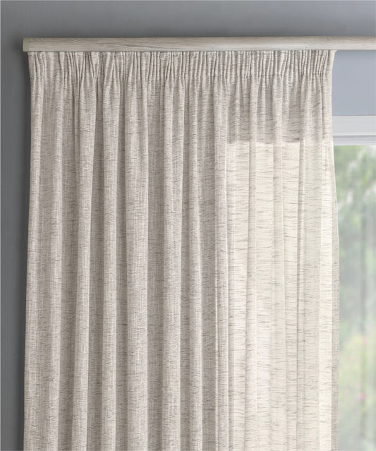 Boutique Taped Curtain: Unlined Sheer