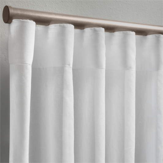 Aerial Wave Tape Curtain: Unlined Sheer
