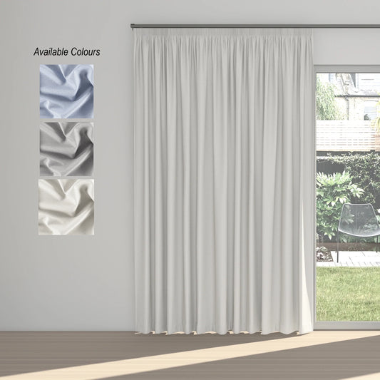 Sweet Dreams Taped Curtain: 100% Blockout